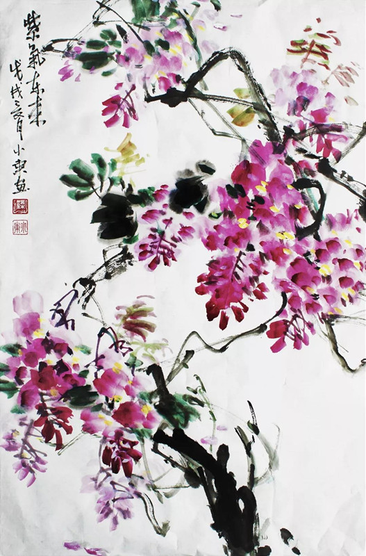 1534816686817486.jpg 進(jìn)貿(mào)通周末|著名國(guó)畫(huà)大師蒞臨進(jìn)貿(mào)通贈(zèng)《映日荷花》《紫氣東來(lái)》